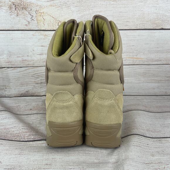 Eurostar EU01930 Troop Mens Sz 11 Tactical Boots Tan Leather